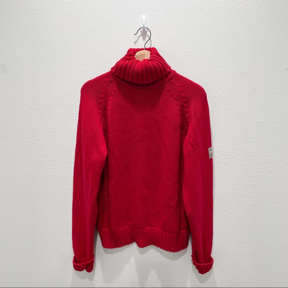 Calvin Klein Red Turtleneck Sweater